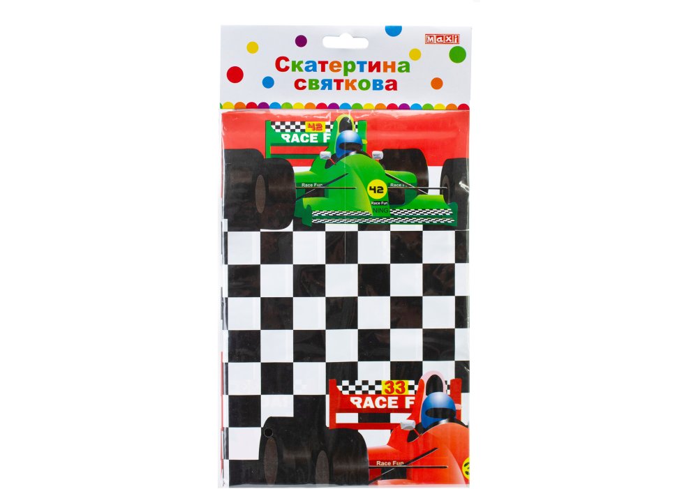 Скатерть полиэтиленовая Racing 132*182,88 см, MX42073