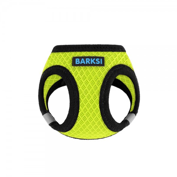 Шлея для собак ТМ Barksi Mesh Vest,размер 2XS,(обв.шеи-26см,обв.груд-29см),лимонная 3