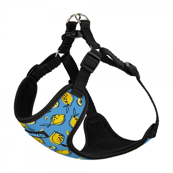 Шлея для собак ТМ Barksi Sport (обхв.шеи 24см,обхв.дек.35-38см) размер S,лимоны