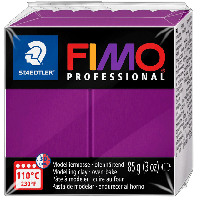Пластика Professional, фиолетовая 85гр. Fimo