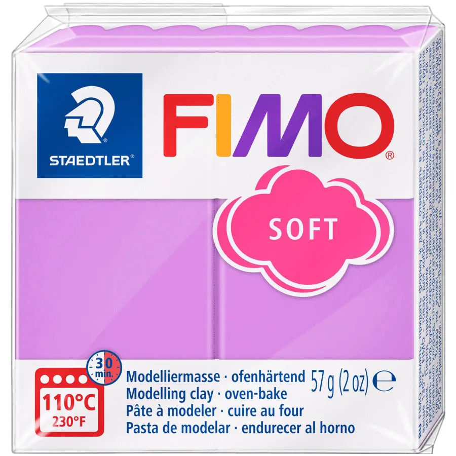 Пластика Soft, Лавандова, 57г, Fimo