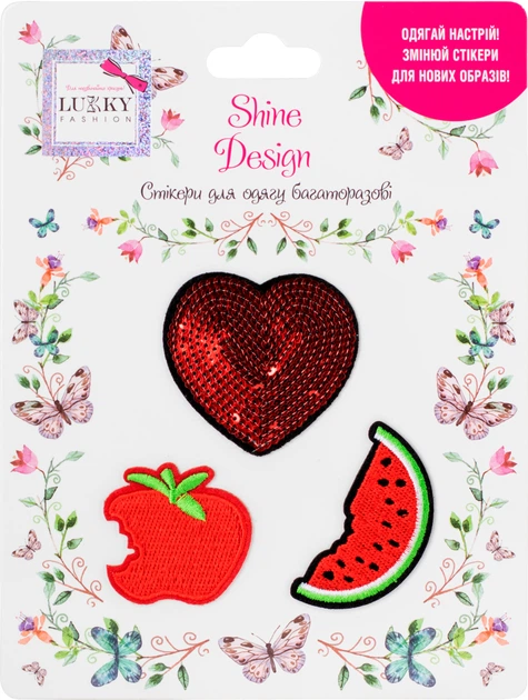 Стикер для одежды "Арбуз", 12х7см, LUKKY, T19722