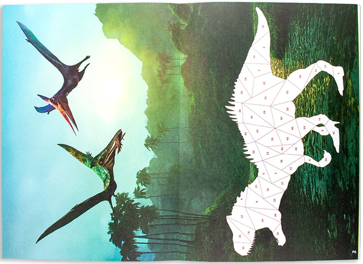 Стикербук по номерам Dinosaur Expedition, 961030 1