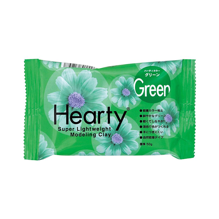 Пластика самозастигаюча Hearty, Зелена, 50 г, Padico
