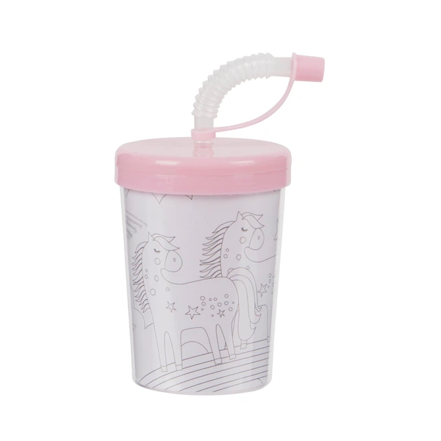 Стаканчик-раскраска "Пони-клуб" с карандашами Crayola, 15765-B 1