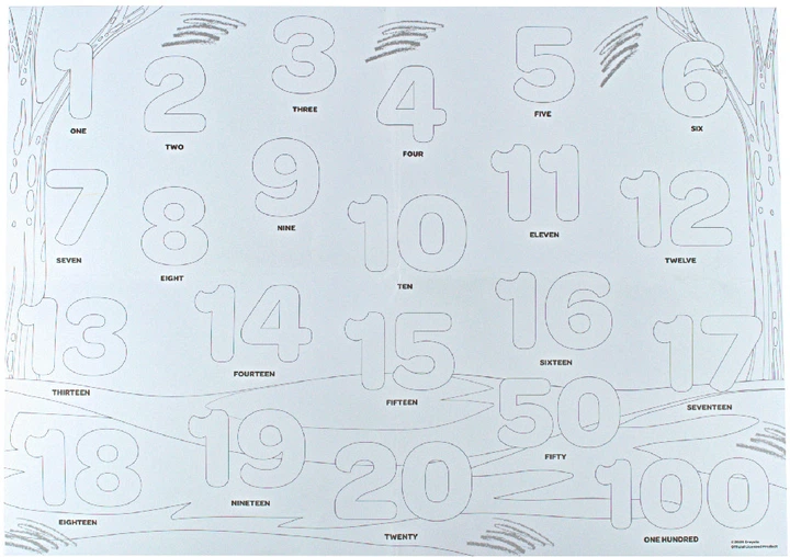 Розмальовка "Навчальні плакати: Джунглі" з олівцями Crayola, 15756 3