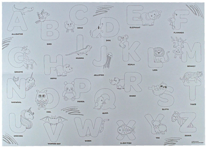 Розмальовка "Навчальні плакати: Джунглі" з олівцями Crayola, 15756 4