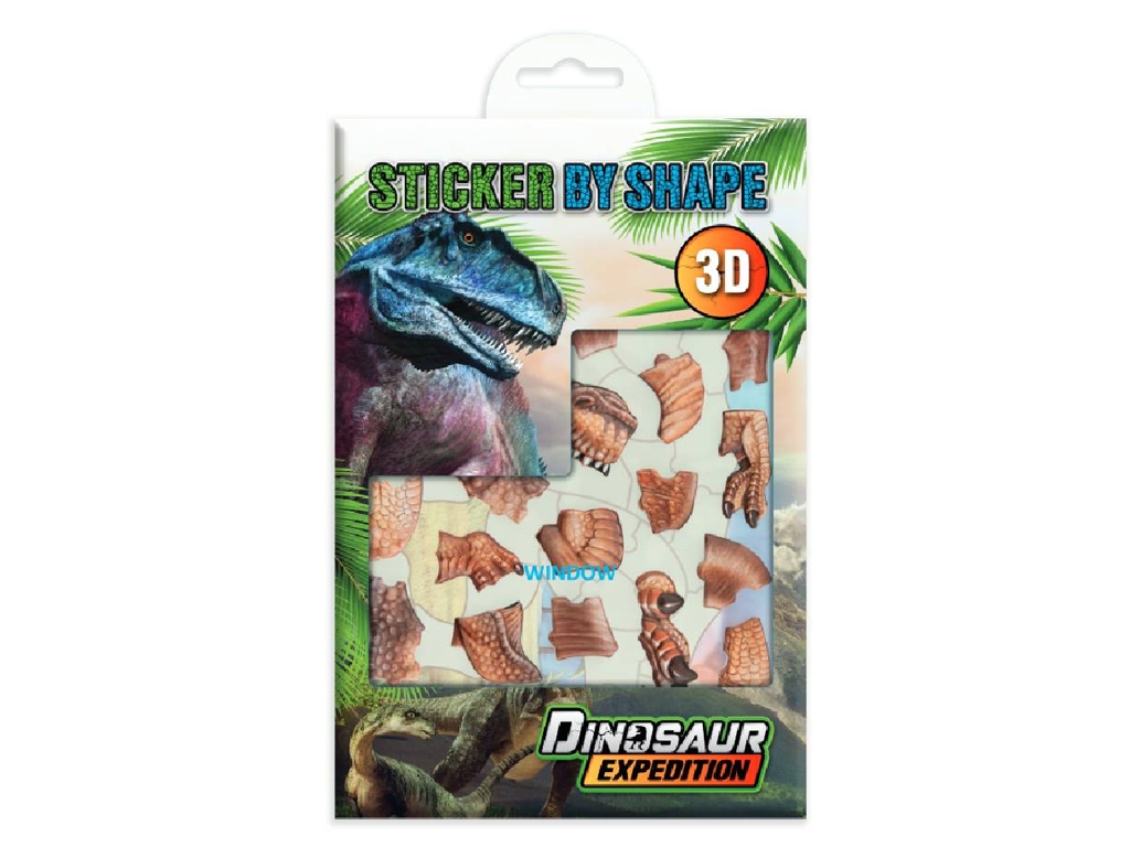 Стікербук за формами "Dino 1" Dinosaur Expedition, 961031