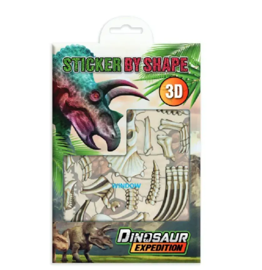 Стикербук по формам "Dino 2" Dinosaur Expedition, 961038
