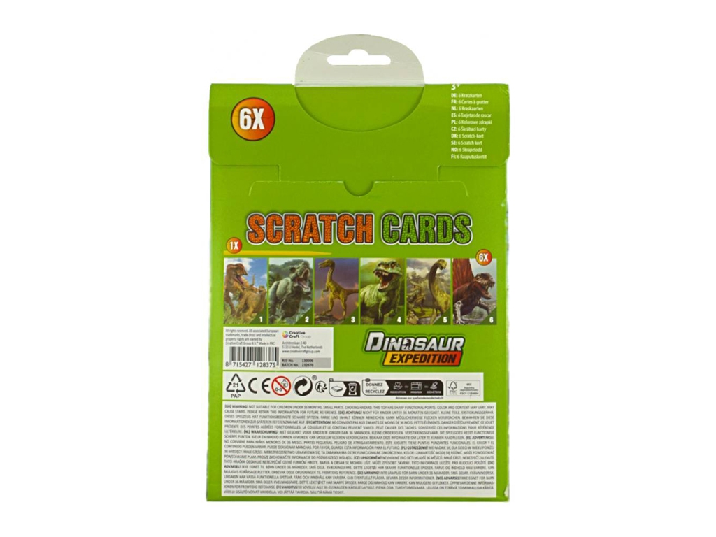 Скретч-розмальовка Dinosaur Expedition, 961039 1