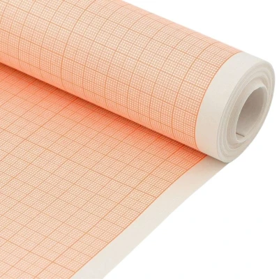 Міліметрівка рулон 64см х 20м, помаранч. _МК6420Р/2