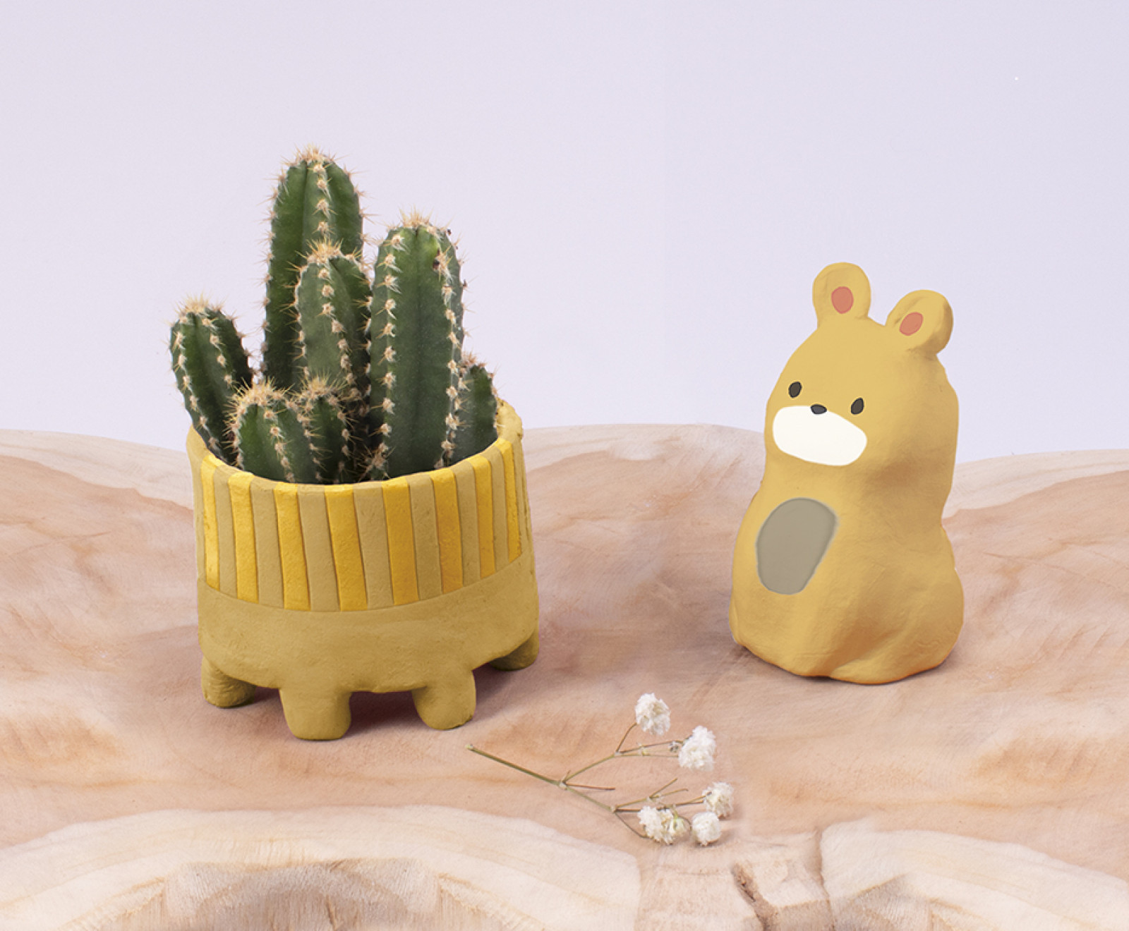 Глина для ліплення JOVI охра 500гр, 85O 2