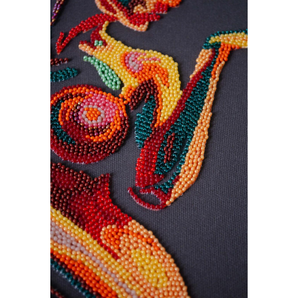 Набор для вышивки бисером на натуральном холсте "Энергия женственности", AB-959 2