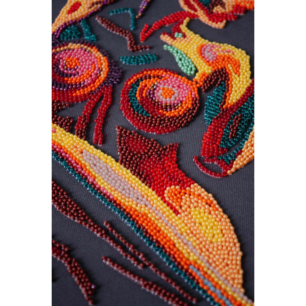 Набор для вышивки бисером на натуральном холсте "Энергия женственности", AB-959 1