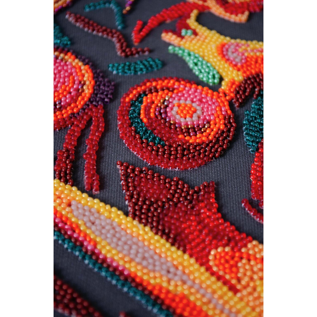 Набор для вышивки бисером на натуральном холсте "Энергия женственности", AB-959 3