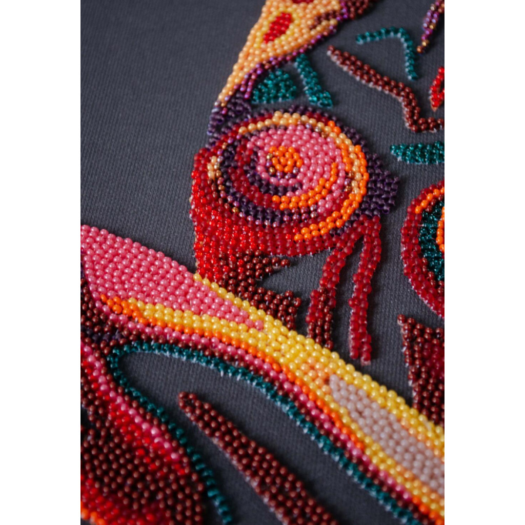 Набор для вышивки бисером на натуральном холсте "Энергия женственности", AB-959 4