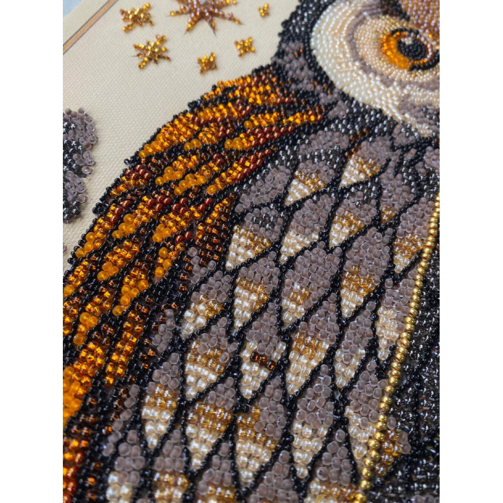 Набор для вышивки бисером на натуральном холсте "Оракул дня и ночи", AB-960 1