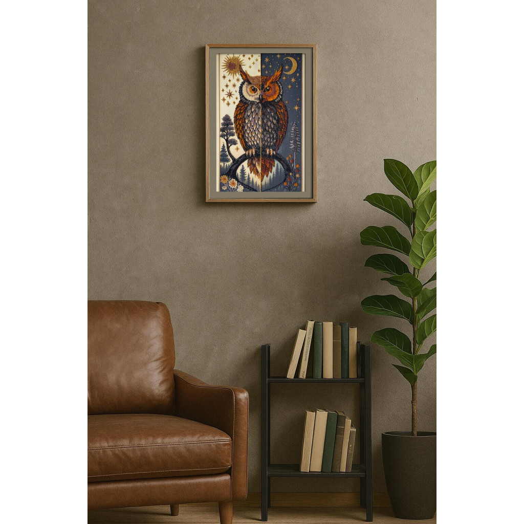 Набор для вышивки бисером на натуральном холсте "Оракул дня и ночи", AB-960 4