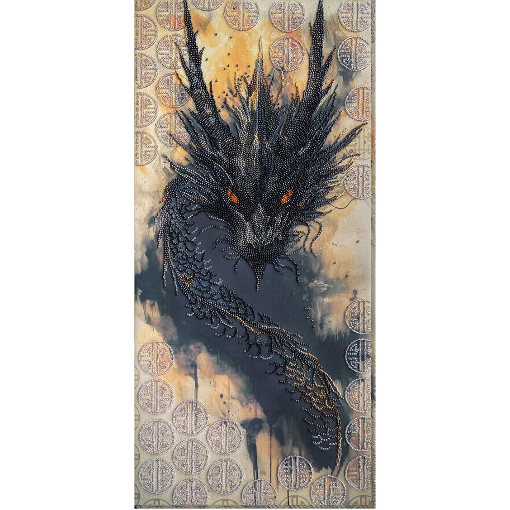 Набор для вышивки бисером на натуральном художественном холсте "Пробуждение легенды", AB-966