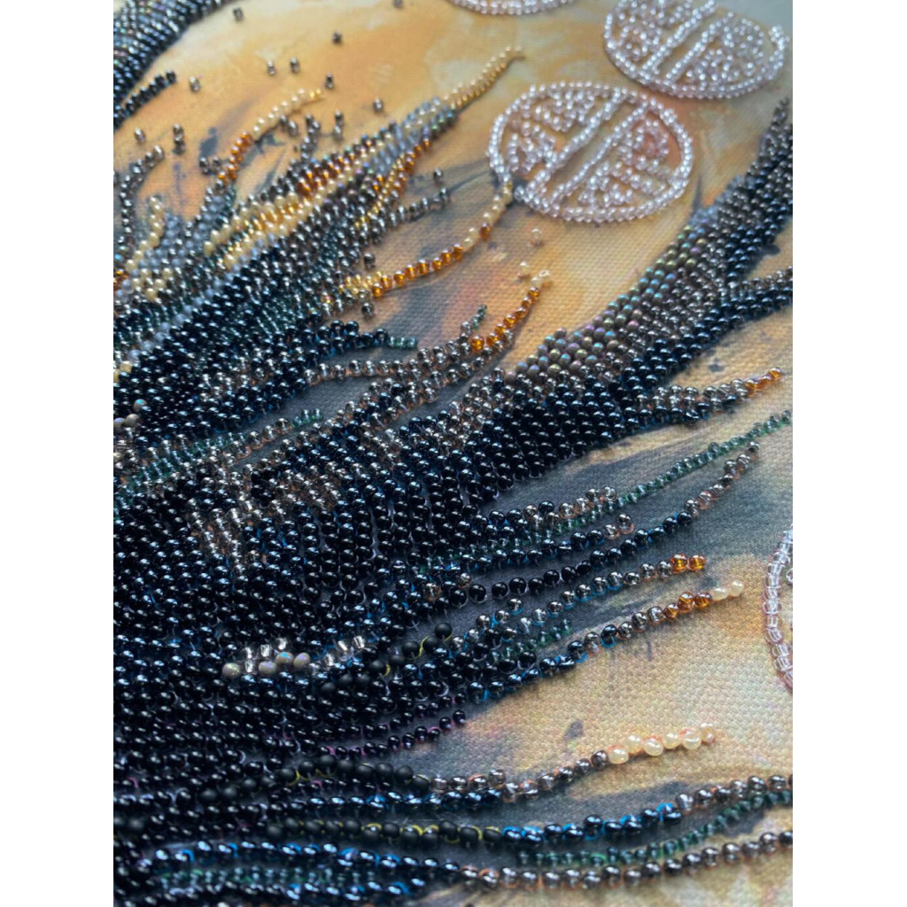 Набор для вышивки бисером на натуральном художественном холсте "Пробуждение легенды", AB-966 1