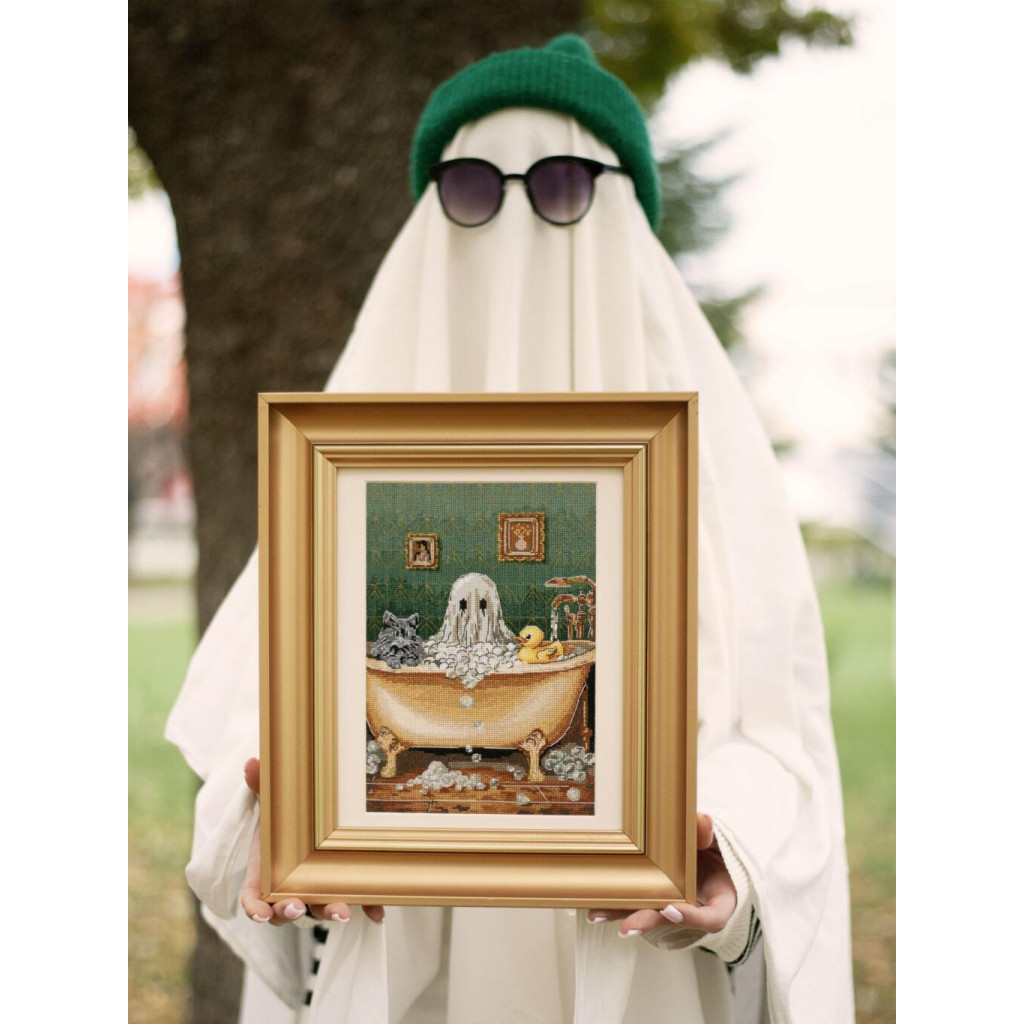 Набор для вышивания крестиком "Домашний призрак", AH-303 5