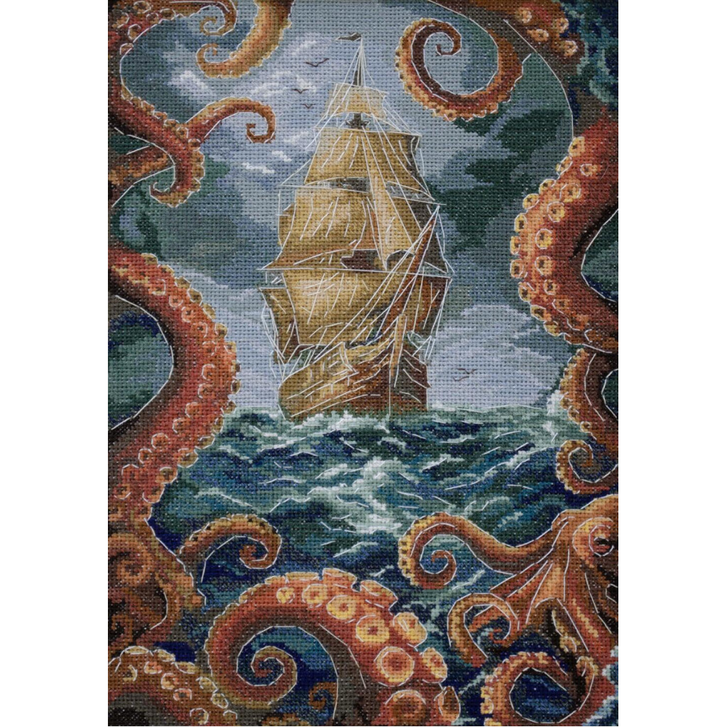 Набор для вышивания крестиком "Океанская бездна", AH-292