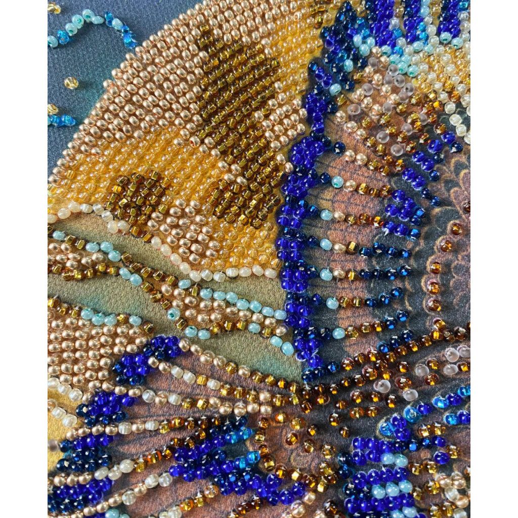 Набор-меди для вышивки бисером на натуральном художественном холсте "Крылья пустыни", AMB-133 3