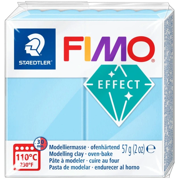 Пластика Effect, Аквамаринова пастельна, 57г, Fimo