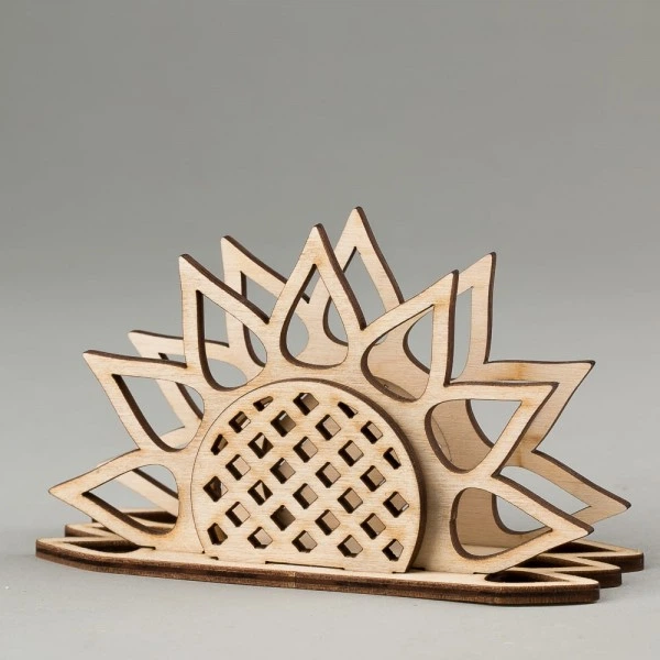 Заготівка дерев`яна Серветниця "Соняшник", Д69