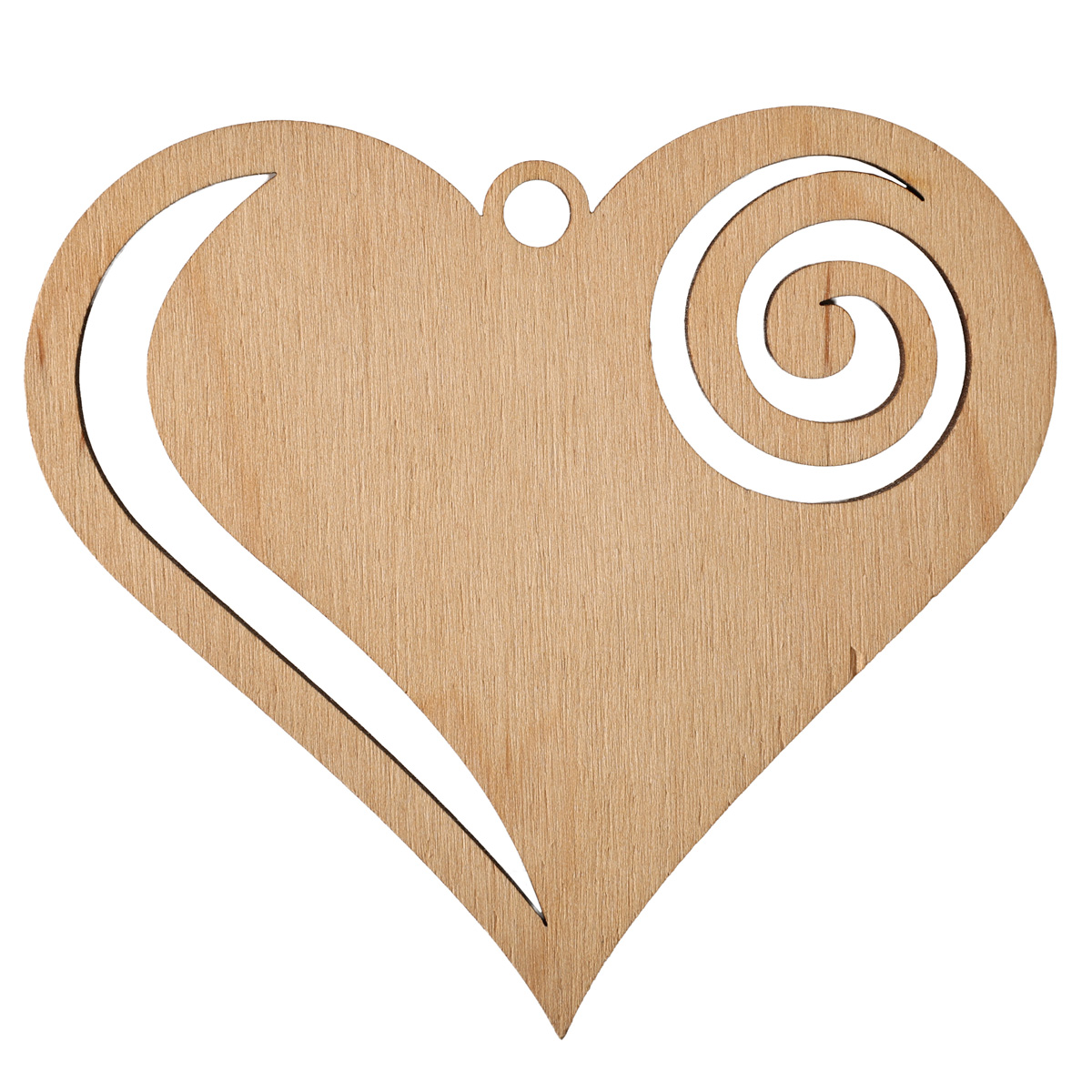 Заготівка дерев`яна День Валентина 4 мм/100*100 мм, ДСВ 029