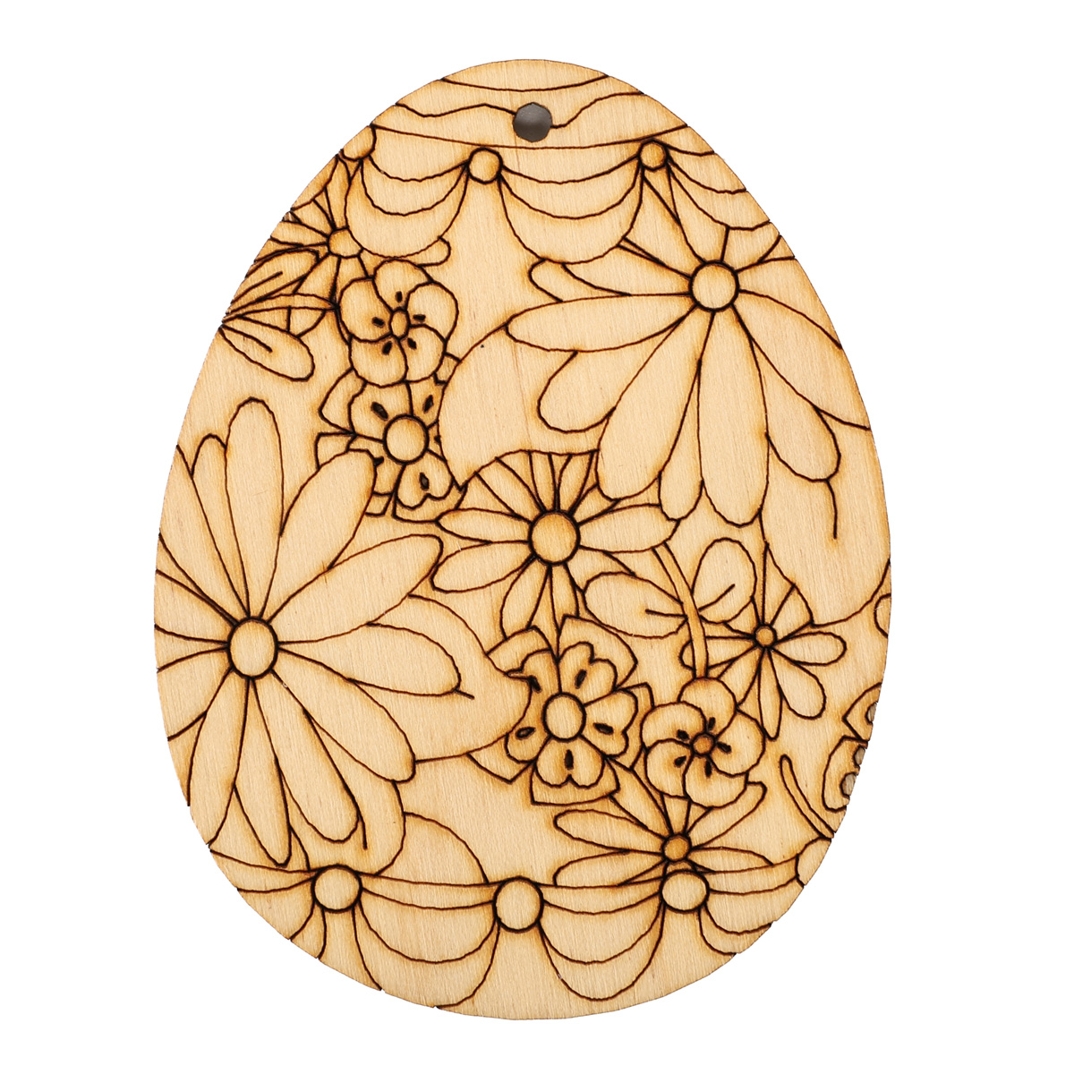 Заготівка дерев`яна "Пасхальне яйце №6, підвіс", P013-1
