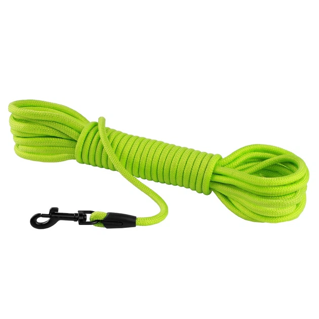 Поводок для собак ТМ Barksi Active тренировочный (длина - 5,15м, диаметр - 0,7см), салатовый 2