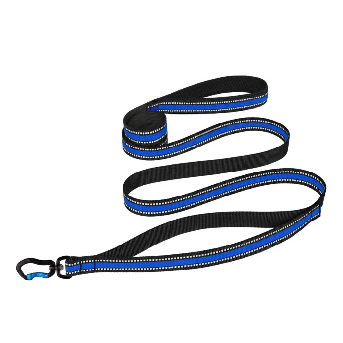 Поводок для собак ТМ Barksi Mesh (размер М, длина 300см, ширина 2см), синий 2