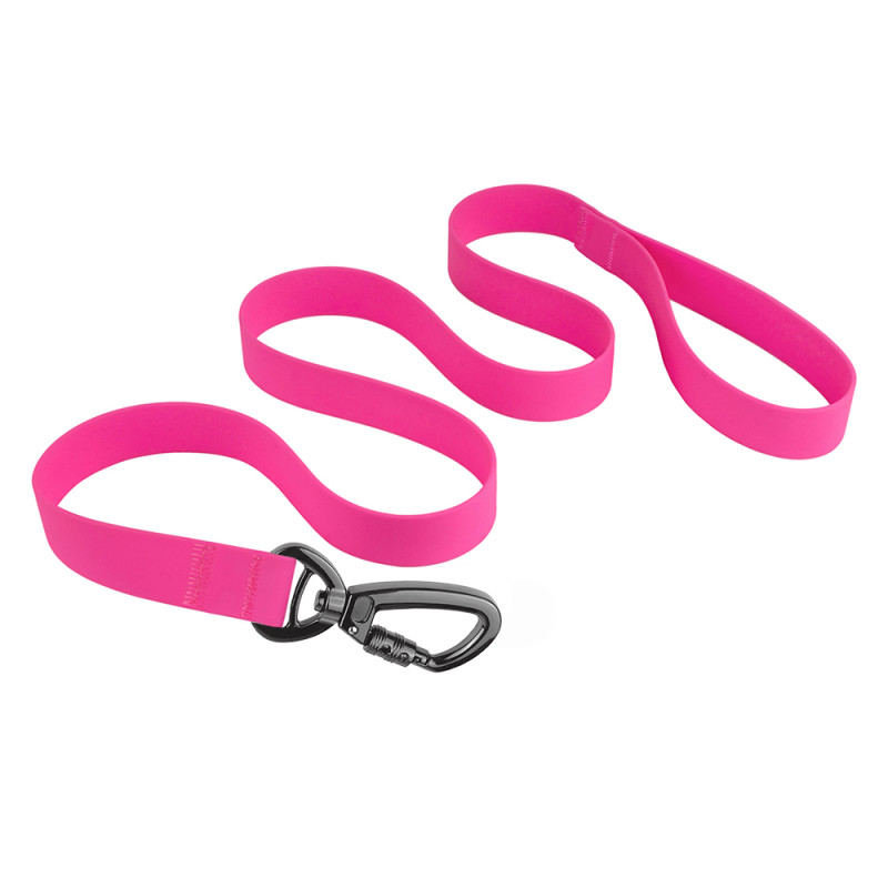 Поводок для собак ТМ Barksi Surf водоотшт.полимерное покрытие(дл.-300см,шир.-2см),розовый