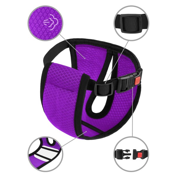 Трусы гигиенические для собак Barksi Mesh (обхв 27-36см, длина 13,5см) S, фиолетовые new 3