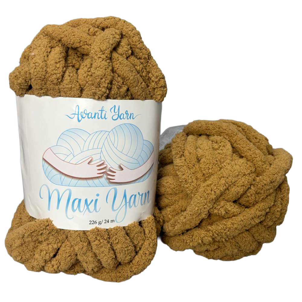 Пряжа мікрополіестер 05 Кемел, 24 м, TM "Avanti Yarn Maxi"