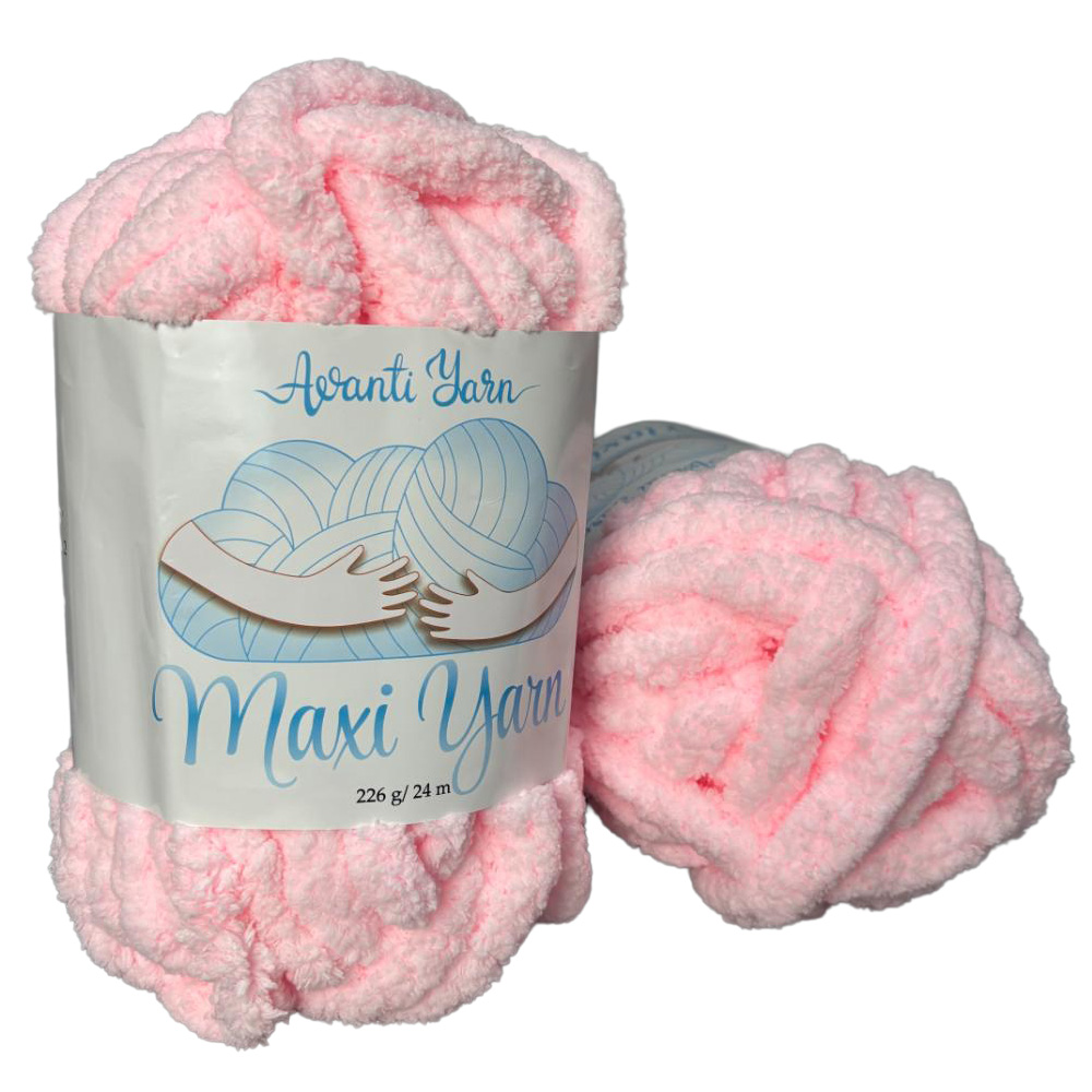 Пряжа мікрополіестер 09 Рожевий, 24 м, TM "Avanti Yarn Maxi"