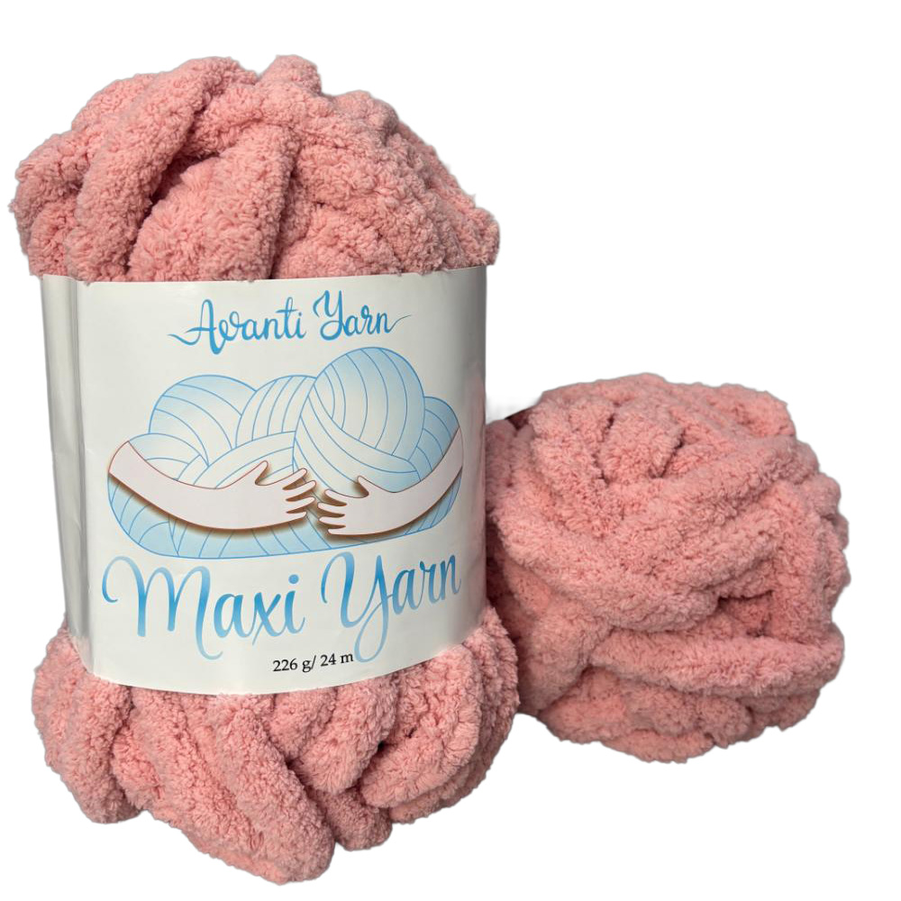 Пряжа мікрополіестер 10 Персик, 24 м, TM "Avanti Yarn Maxi"