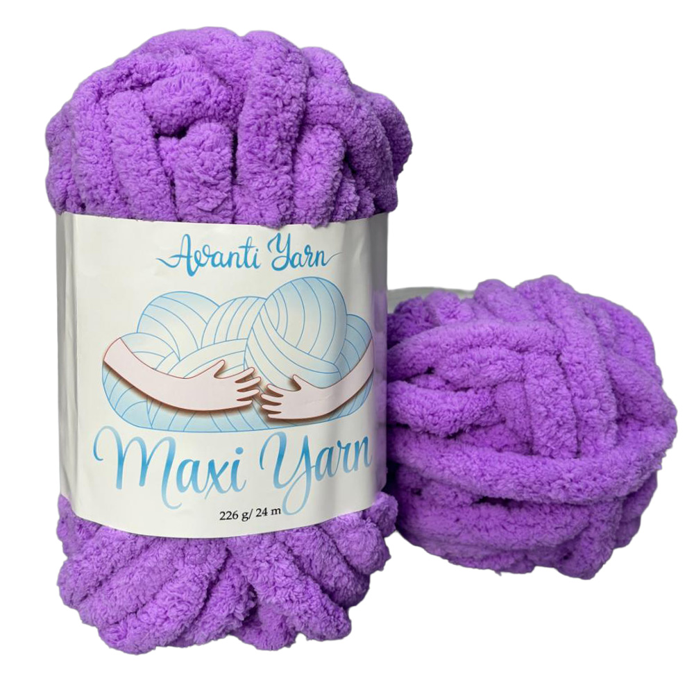 Пряжа мікрополіестер 15 Фіолетовий, 24 м, TM "Avanti Yarn Maxi"