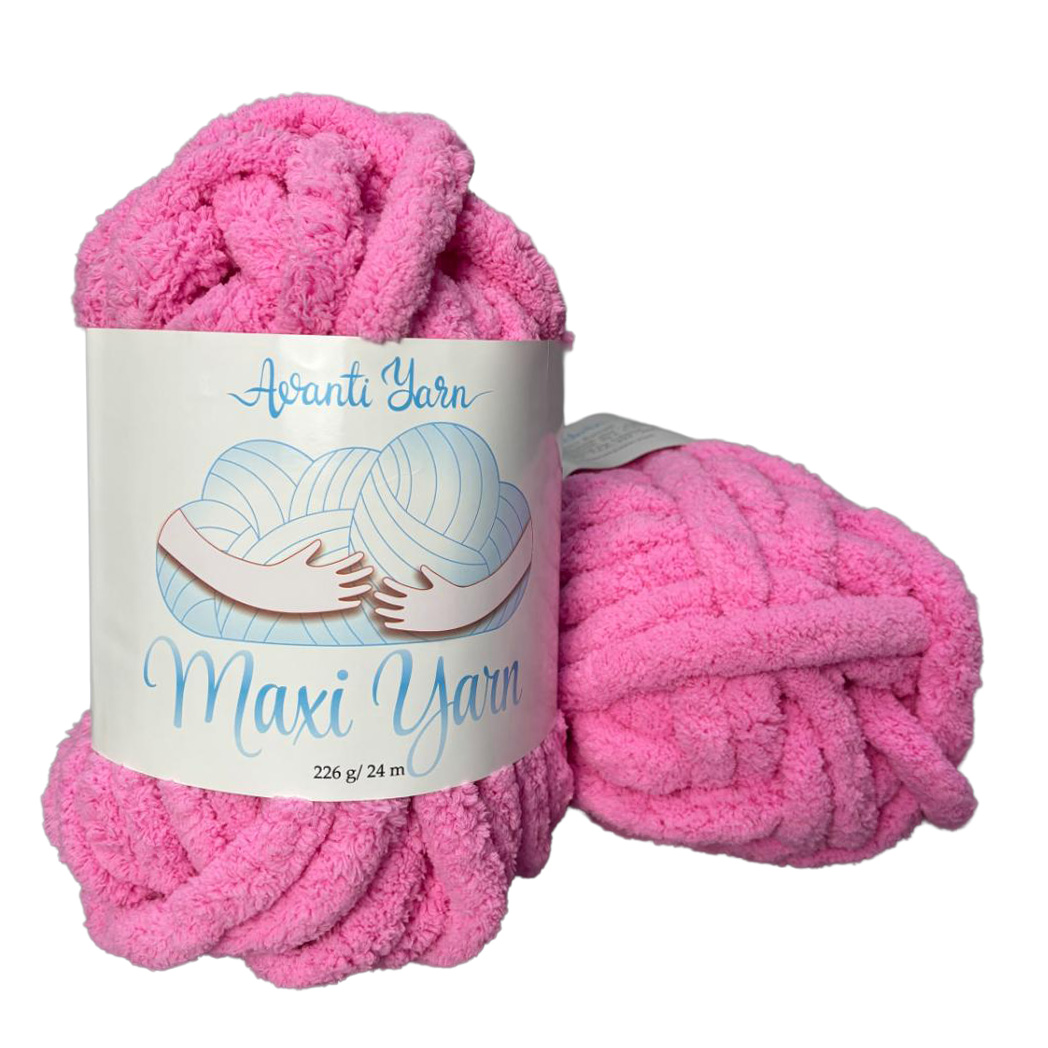 Пряжа мікрополіестер 24 Барбі, 24 м, TM "Avanti Yarn Maxi"