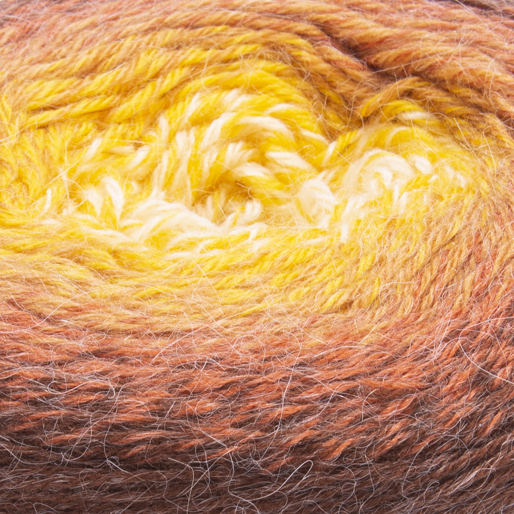 Пряжа YarnArt Flowers Alpaca, шерсть альпака 20%  акрил 80%, 250 г, 940 м, ріазноцветная 437 1