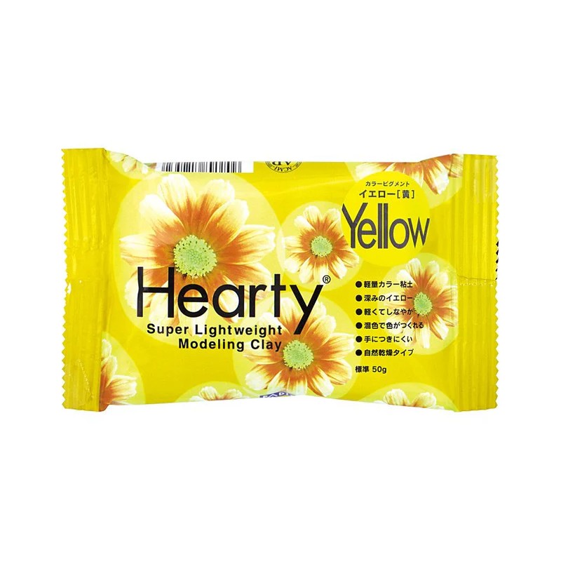 Пластика самозастигаюча Hearty, Жовта, 50 г, Padico