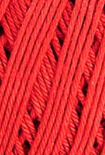 Пряжа 3583 Червоний (100% бавовна ,70 г, 178 м, 6 мот. в уп), ТМ "Amigurumi Slim" 1