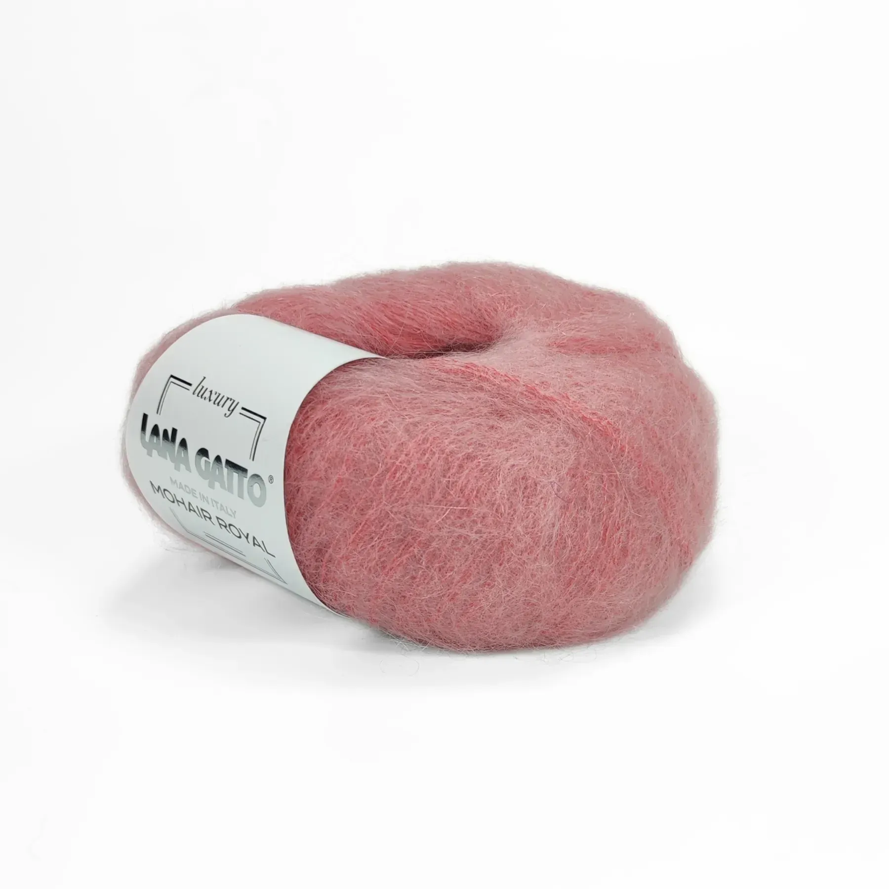 Пряжа Mohair Royal/Мохер Роял, лососевый 14257, Lana Gatto
