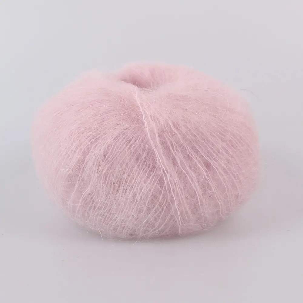 Пряжа Mohair Royal/Мохер Роял, французская роза 12921, Lana Gatto 1