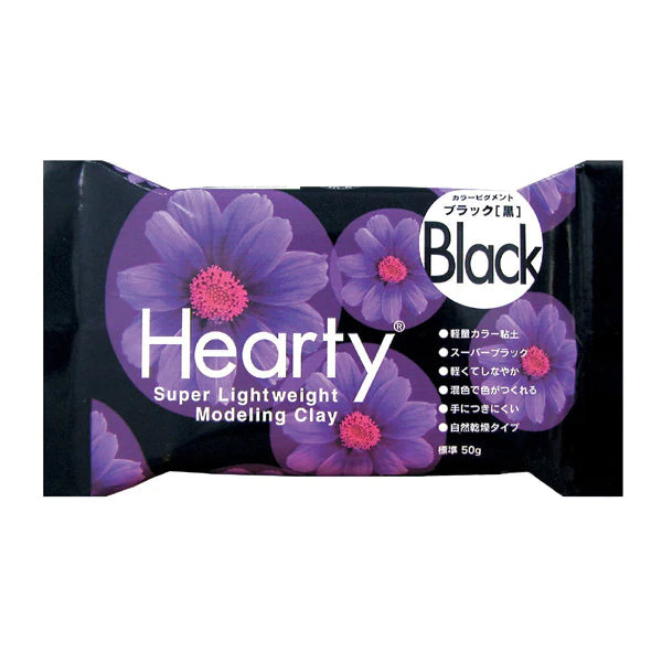 Пластика самозастигаюча Hearty, Чорна, 50 г, Padico в