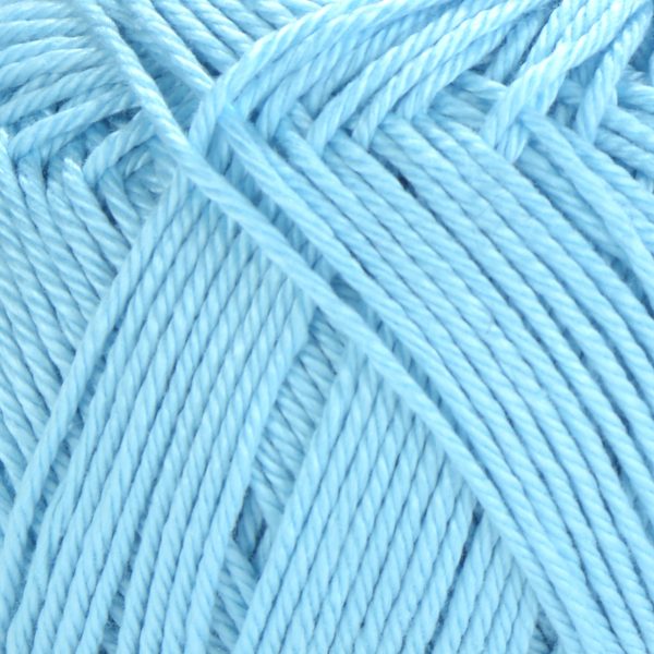 Пряжа 100% мерсеризированный хлопок, 5353 Голубой, 169 м,TM YarnArt Begonia 1