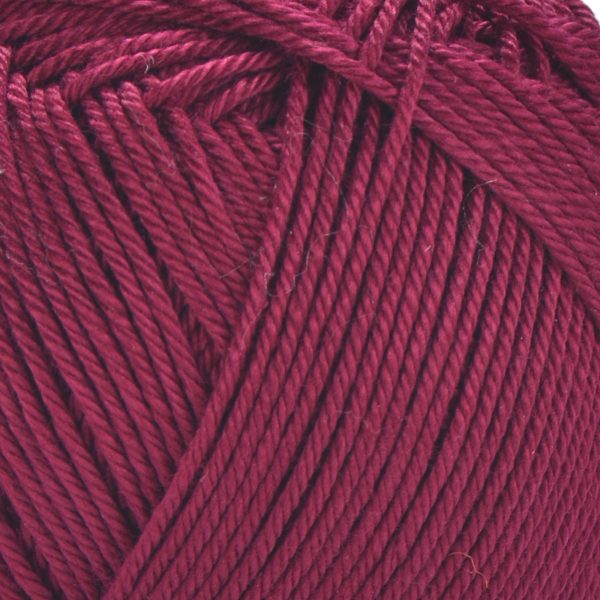 Пряжа 100% бавовна мерсеризована, 0112 Бордо, 169 м,TM YarnArt Begonia 1