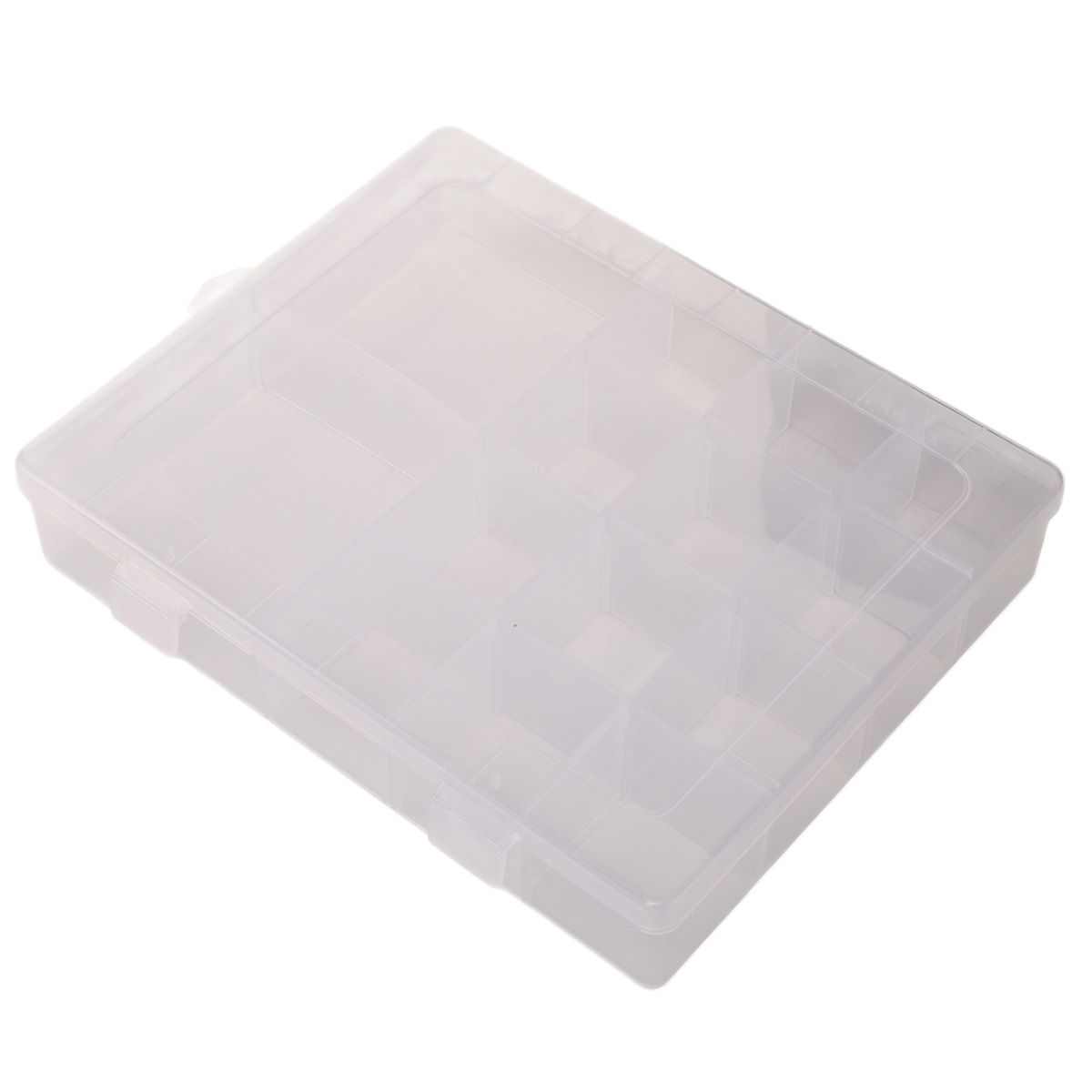 Органайзер для рукоділля, ORG-006, 2 + 12 комірок, з замком,підвісом, 21х17х4