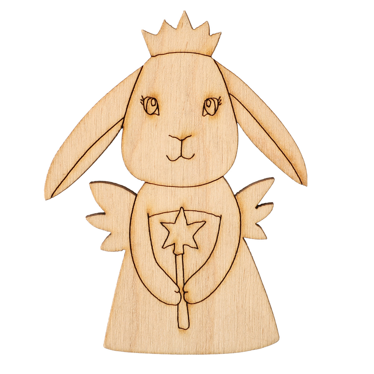 Заготовка из фанеры Раскраска, 7,5*6 см, 100425 ArtBober